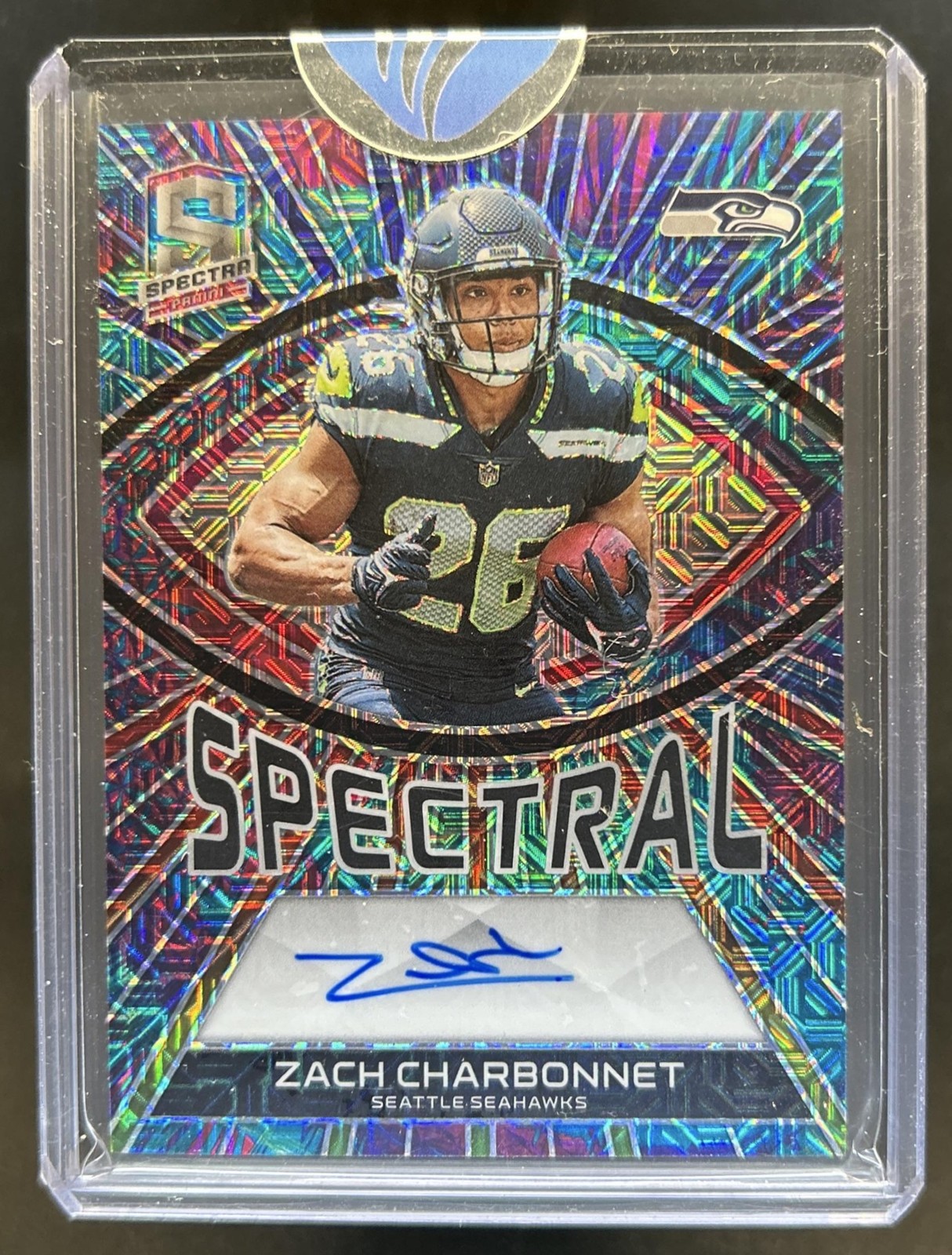 Zach Charbonnet Panini Spectra Spectral Signatures #SSZCH Meta