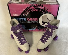 Skate Gear Roller Skates Purple Size 8 Boots Girls Youth Roller Skates Size 8 US