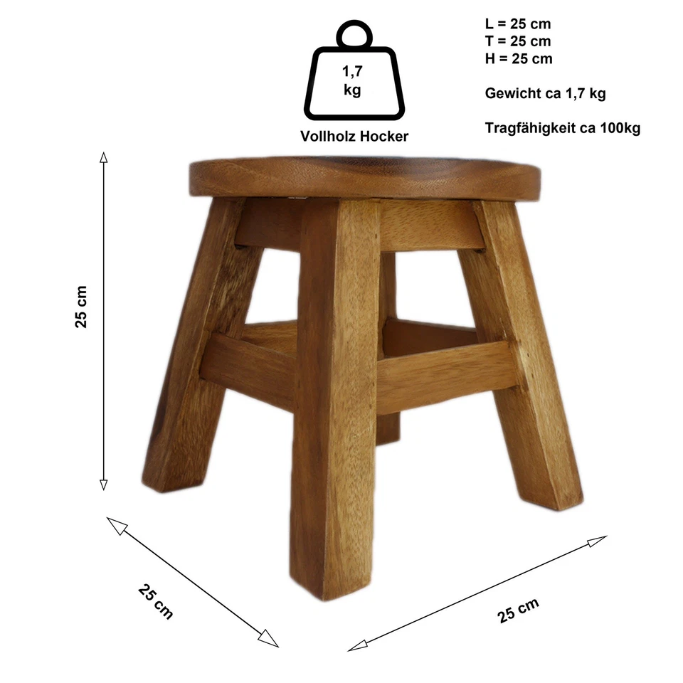 Kinderhocker Holzhocker Drache Rot Höhe 27cm - Bild 3 von 4