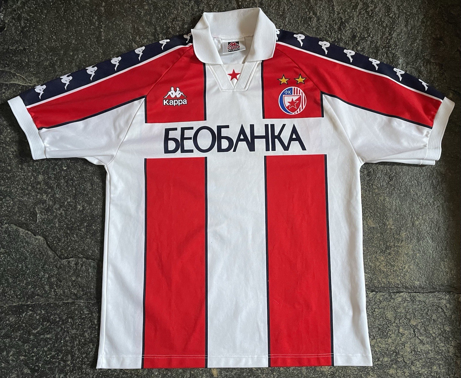 1997/98 Red Star Belgrade X Kappa Home Jersey