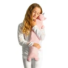 LIVIVO Unicorn Plush Hot Water Bottle Long 2L