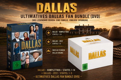 Dallas - Komplettbox / Staffel 1-14 + 2012 / Staffel 1-3 - Fan Bundle # DVD-NEU