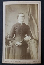 CDV Foto um 1890 Junge Frau, Berlin