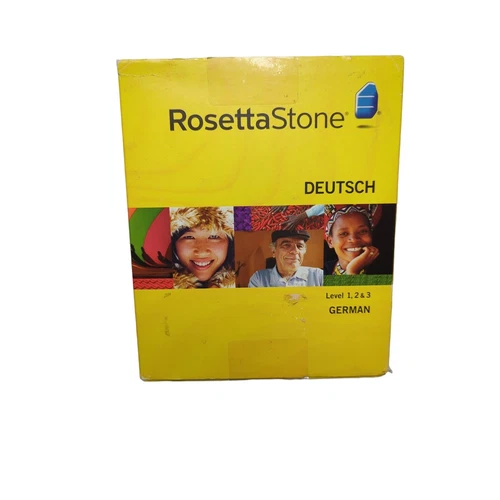 Rosetta Stone Deutsch / German Levels 1, 2 & 3 Version 3 (NO HEADSET) w/ Serial