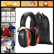 Bluetooth Hearing Protection Headphones, 30dB Noise Reduction, Rechargeable 1500