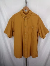 Woolrich Button Shirt Size XL Westmont Nugget Textured Short Sleeve New