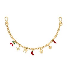 Cute Bags Charms for Handbags Heart Cherry Keychain Purse Chain Cherry Heart ...