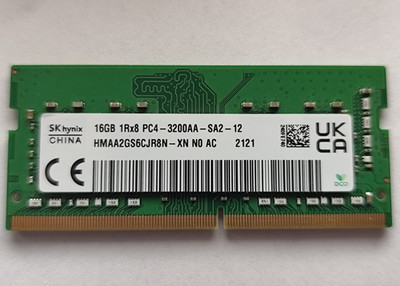 Hynix 16GB 1Rx8 Notebook RAM DDR4 3200 Mhz PC4-3200AA SO DIMM HMAA2GS6CJR8N-XN
