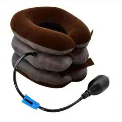 Inflatable Cervical Neck Traction Pillow Air Neck Support Cushion Pain Relief