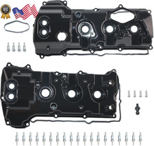 3.5L EcoBoost Aluminum Valve Cover Set Pair with Gaskets  Bolts Compatible