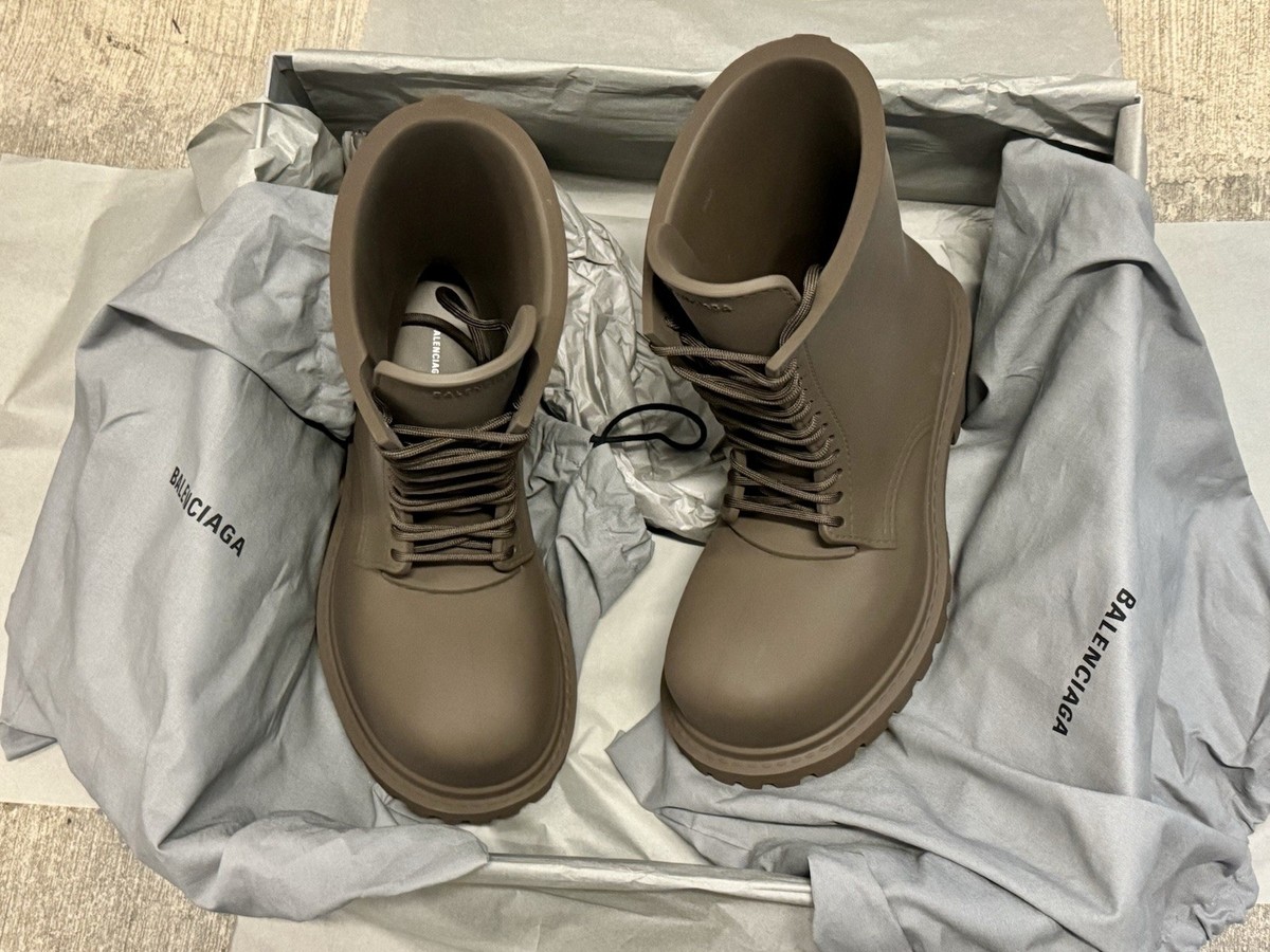 BALENCIAGA Brown Steroid Boots US 10 EU 43 NIB | eBay