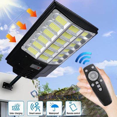 8500W Commercial Solar Street Lights Outdoor Dusk to Dawn Super Bright Aluminium
