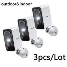 3PCS ieGeek Wireless Outdoor Security Camera 2K Home WiFi Battery CCTV System UK