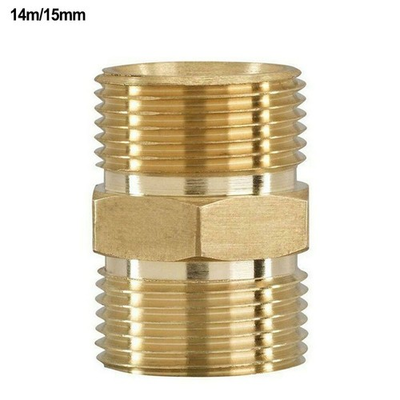 #ad M22 15mm To External Thread Adapter Connector Electric Pressure Washer Hose $10.78
