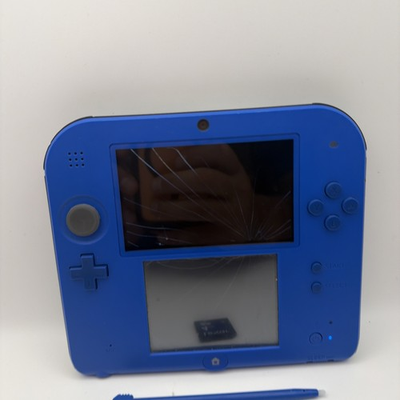 #ad #ad Nintendo 2DS Blue And Black Console For Parts Or Repair Broken Screens $60.00
