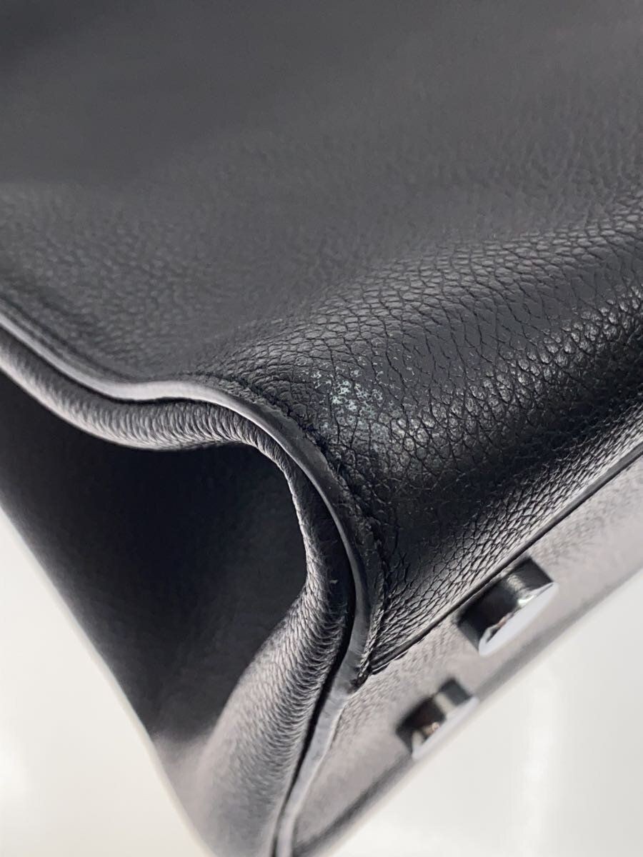 SAINT LAURENT SHOULDER BAG LEATHER Black Used thumbnail 8