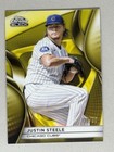 <!--F#f_0-->2025 Topps Chrome Black Justin Steele #105 GOLD Refractor 39/50Chicago Cubs 🔥<!--F/-->