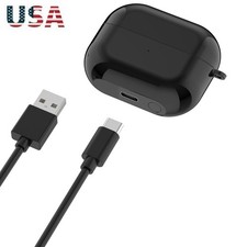 Replacement Earphones Charging Box Black For Samsung Galaxy Buds3 SM-R530
