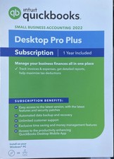 SEALED Intuit Quickbooks Desktop Pro Plus Small Business Accounting 2022