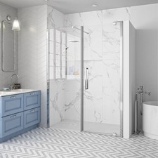 Merlyn 10 Series Inline Pivot Shower Door 1800mm Wide - 10mm Glass