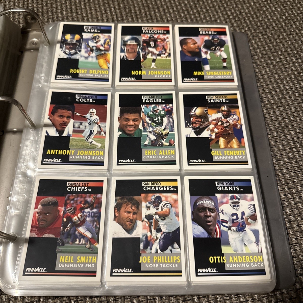 1991 Pinnacle Football Card #s 209-415 +Rookies -You Pick- NFL