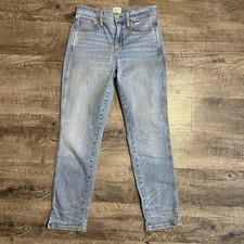 J. CREW Jeans Women  s 26 Blue Vintage Straight Light Wash Denim