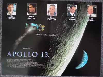 ORIGINAL UK MINI QUAD APOLLO 13 Tom Hanks