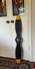 Wooden Airplane Propeller 41 "-  8 HOLE -wall art wooden prop.rustic - 3D