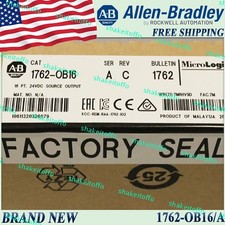 Brand New 1762-OB16/A AB MicroLogix 16 Point D/O Module 1762OB16 serA US Stock