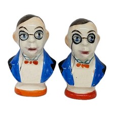 Vintage Charlie McCarthy Salt and Pepper Shakers Japan