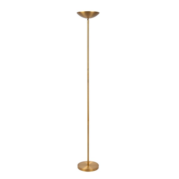 LED Deckenfluter Messing Schlafzimmer Wohnzimmer 3000 K H:180 Cm Stehlampe BüRo-image