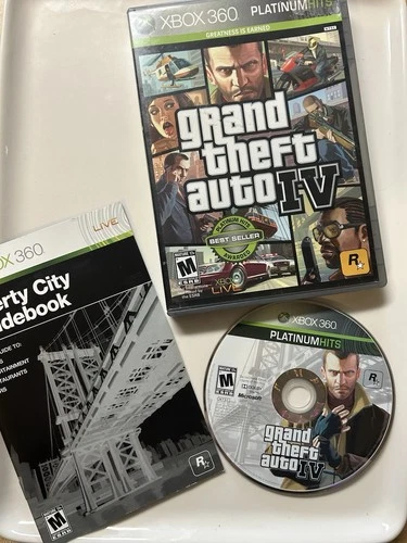 Grand Theft Auto IV -- Platinum Hits Edition (Microsoft Xbox 360, 2009)