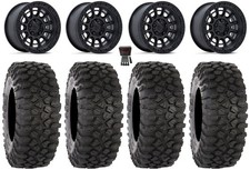 Fuel Cycle 15" Wheels Black +10mm 30" XC450 Tires Ranger 1500 & Xpedition