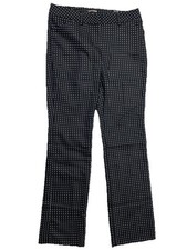 Express Editor Pants Size 6R Barely Boot Navy White Womens Inseam 33 NWT D68