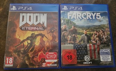 Doom Eternal  Far Cry 5 PS4 Sony Playstation 
