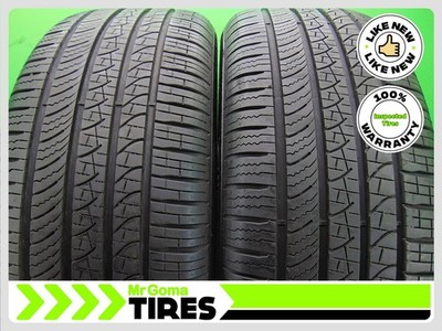 2 PIRELLI P ZERO TM ALL SEASON SEAL INSIDE 245/50R20 USED TIRES 9.7/32 TREAD