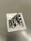 <!--F#f_0-->Holden EH HD Boot Lid Badge 179 Chequered Flag Chrome <!--F/-->