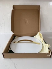 BRAND NEW! Caraway Home 12" inch lid for sauce pan / pot - White w/ Gold Handles