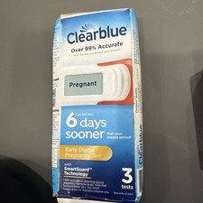 Clearblue Early Digital Pregnancy Test with SmartGuard3 Test Box Lil Damage