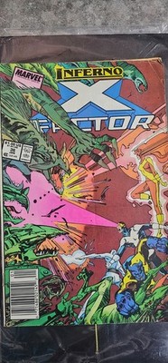 X-Factor (Inferno) comic book (Marvel collectible) 1989