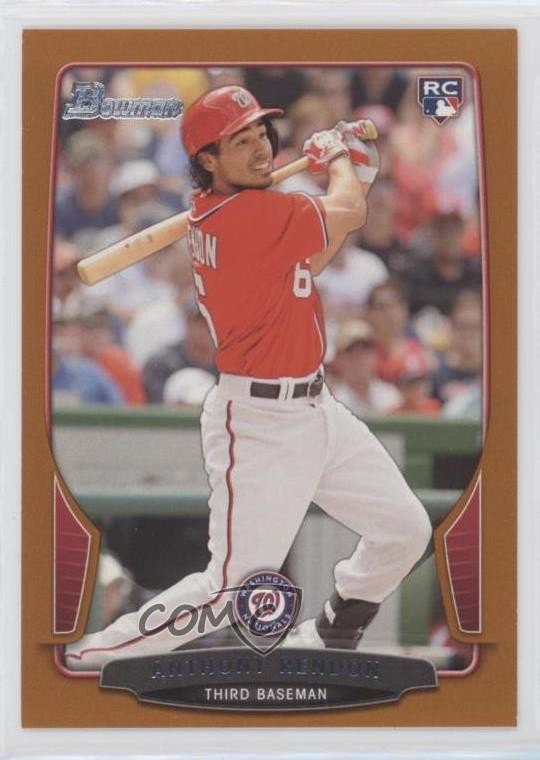 2013 Bowman Draft Orange 108/250 Anthony Rendon #5 qp4