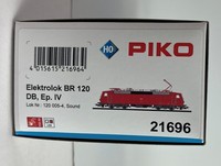 Piko 21696 H0 Dc E-Lok Br 120 Db Iv + Plux22 Dec. Sound