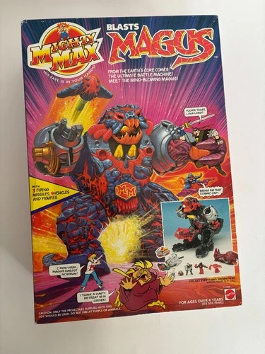 Mighty Max Blast Magus Mattel Bluebird Playset  - NEW – Unopened - RARE Complete