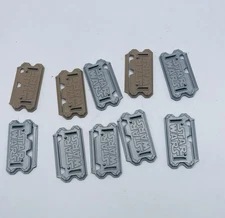 Set Of 10 / 2010 Hasbro Star Wars Saga Legends Figurine Replacement Stands