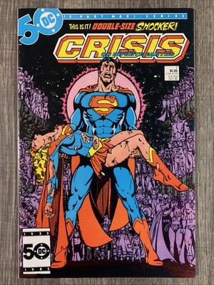 DC Comics Crisis On Infinite Earths #7 October 1985 Death of Supergirl VF/NM