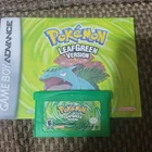 Pokemon Leaf Green GBA Authentic with Manual