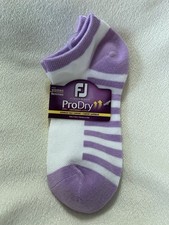 FJ Footjoy Sock IN Golf Pro Dry Advanced Striped Comfort Women's SZ US 6-9