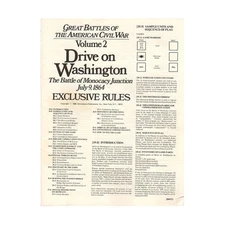 SPI Wargame Drive on Washington Bag VG+