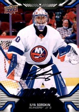 2022-23 Upper Deck MVP #118 Ilya Sorokin Blue Script