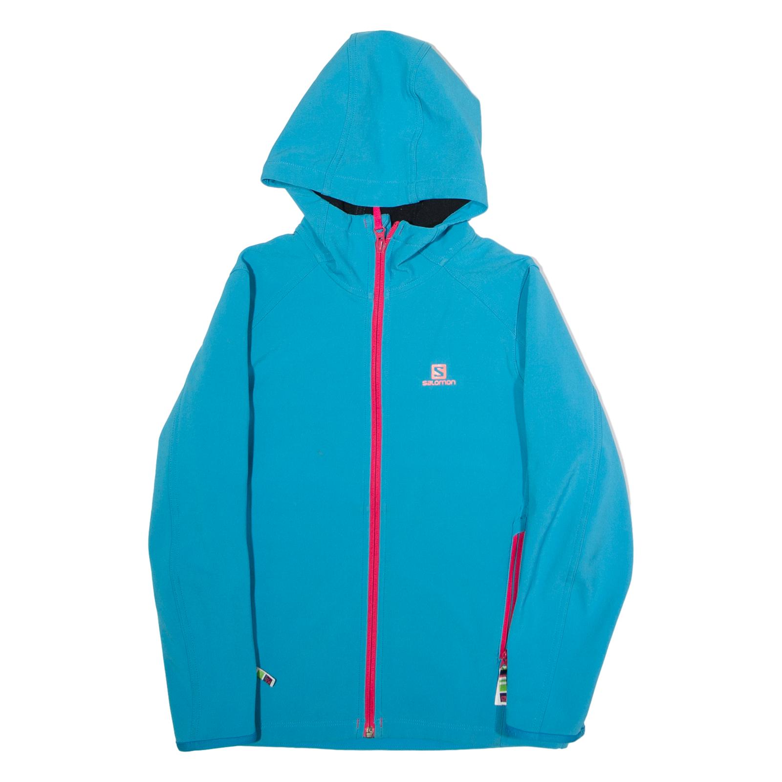 SALOMON Giacca donna conchiglia blu con cappuccio M